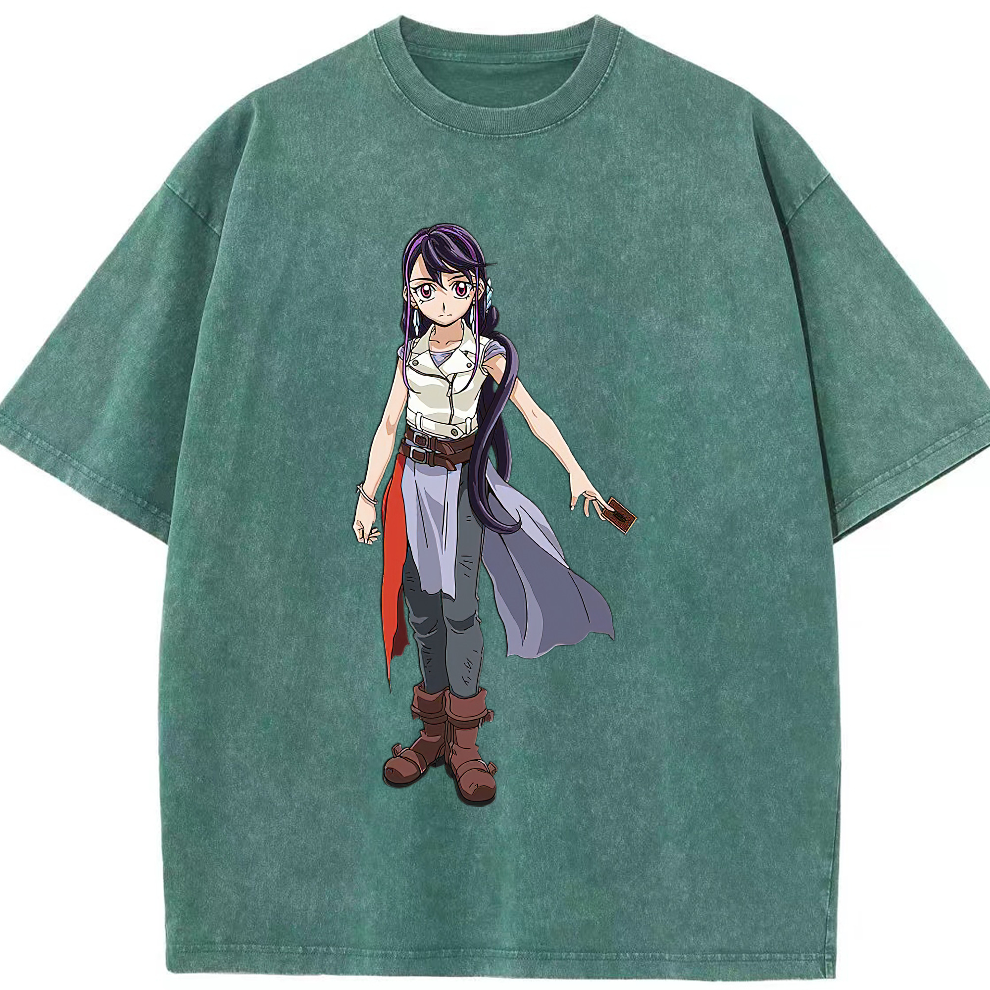 （画像用） 遊☆戯☆王 Yu-Gi-Oh! 綿100% ヴィンテージ風 半袖Tシャツ（フロントプリント）